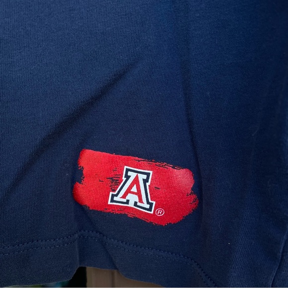 Nike Tee DRI-FIT Navy/Red University of Arizona Basketball Graphic Tee M - Picture 5 of 11
